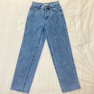 Like New! PACSUN High Rise Straight Blue Jeans, Size 23!